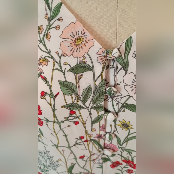 LOFT Ann Taylor Colorful Floral Blouse - Picture 3 of 4